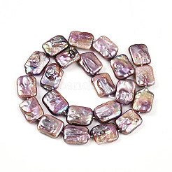Natural Baroque Pearl Keshi Pearl Beads Strands&nbsp;PEAR-S020-D07-02