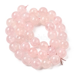 Natural Madagascar Rose Quartz Beads Strands&nbsp;G-B167-A02-10mm