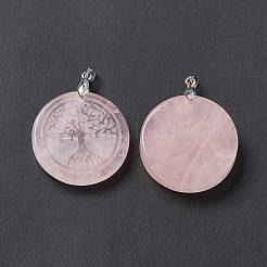 Natural Mixed Stone Pendants&nbsp;G-P491-05P