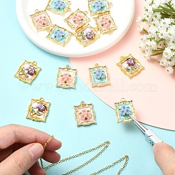 3Pcs 3 Styles Alloy Enamel Pendants&nbsp;FIND-YW0011-05