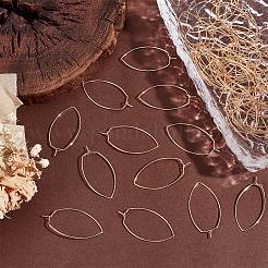 70Pcs Brass Hoop Earrings Findings&nbsp;KK-BBC0014-95