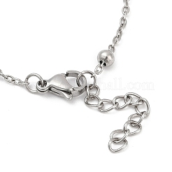 304 Stainless Steel Satellite Chains Bracelet for Women&nbsp;BJEW-E111-08P-A