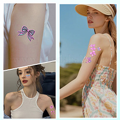 20 Sheets Luminous Water Proof Removable Temporary Tattoos Stickers&nbsp;AJEW-SP0002-81A