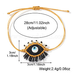 Waxed Cord Braided Bracelets&nbsp;PY2584-2