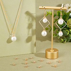 50Pcs Brass Cup Pearl Peg Bail Pendant&nbsp;KK-UN0001-25