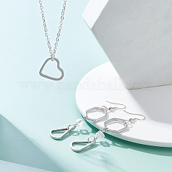 32Pcs 8 Style 304 Stainless Steel Linking Rings&nbsp;STAS-UN0020-52P