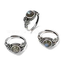 Natural Gemstone Finger Rings&nbsp;RJEW-A084-05AS