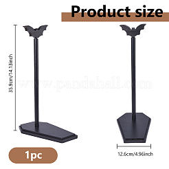 Halloween Wood Bat Paper Towel Holder&nbsp;FIND-WH0199-40