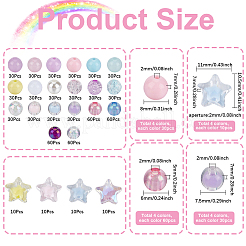 760Pcs Acrylic Beads&nbsp;OACR-SP0001-37