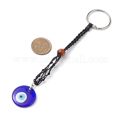 Handmade Evil Eye Lampwork Pendant Decoraton&nbsp;HJEW-JM02027-02