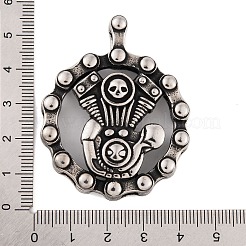 304 Stainless Steel Big Pendants&nbsp;STAS-K283-13AS