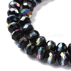 Electroplate Glass Beads Strands&nbsp;GLAA-F122-04H