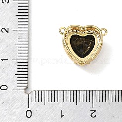 Brass Pave Cubic Zirconia Pendants&nbsp;KK-CBA74BF-01G