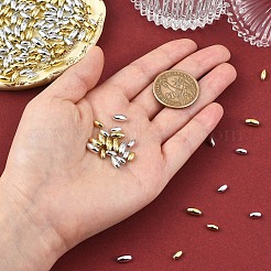 800Pcs 4 Styles Plating Eco-Friendly Plastic Beads&nbsp;KY-YW0002-34