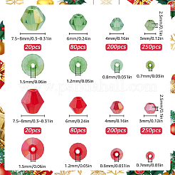 Christmas Theme Mixed Styles Electroplate Glass Beads&nbsp;EGLA-SC0001-35