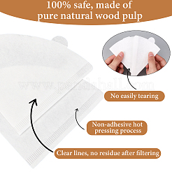 100Pcs Paper Coffee Filters&nbsp;FIND-WH20007-39B