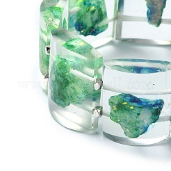 Dyed Natural Dolomite & Synthetic Opal Stretch Bracelets&nbsp;BJEW-G702-04B