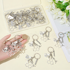 20Pcs Alloy Chemistry Theme Keychains&nbsp;KEYC-SC00037