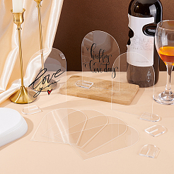 Acrylic Table Sign Holders&nbsp;AJEW-WH0709-089