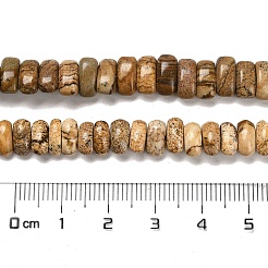 Natural Picture Jasper Beads Strands&nbsp;G-Q167-B14-01