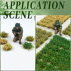 Nylon Mini Grass Tufts&nbsp;AJEW-WH20120-09A