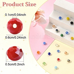 500Pcs 10 Colors Electroplate Glass Beads&nbsp;EGLA-YW0001-81