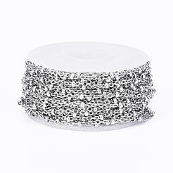 Tarnish Resistant 304 Stainless Steel Cable Chains&nbsp;CHS-H007-20P