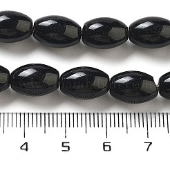 Natural Black Jasper Beads Strands&nbsp;G-B106-B17-01