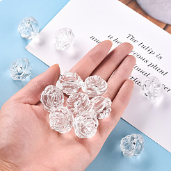 Transparent Acrylic Beads&nbsp;PL305Y-1