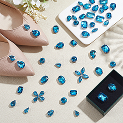 64Pcs 8 Sgtyles Sew on Rhinestone&nbsp;RGLA-ME0001-06