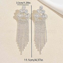 Brass Rhinestone Stud Earrings for Women&nbsp;LM8742