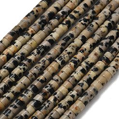 Natural Dalmatian Jasper Beads Strands&nbsp;G-P608-A04-01