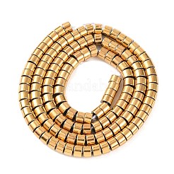 Electroplated Synthetic Non-magnetic Hematite Beads Strands&nbsp;G-H027-G01-03