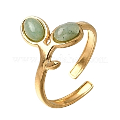 304 Stainless Steel Cuff Open Rings&nbsp;RJEW-F213-04G-08