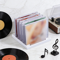 12 Grids Plastic CD Storage Racks&nbsp;AJEW-WH0643-111A