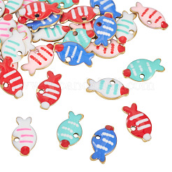 30Pcs 6 Colors Stainless Steel Charms&nbsp;STAS-TA0005-49
