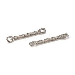 Non-Tarnish 304 Stainless Steel Connector Charms&nbsp;STAS-Q323-02C-P