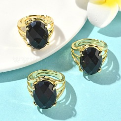 Brass Cuff Open Rings&nbsp;RJEW-D347-03G