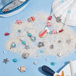 DIY Ocean Theme Jewelry Making Finding Kit&nbsp;DIY-PH0022-48
