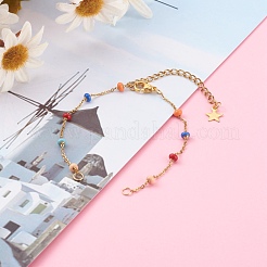 Stainless Steel Satellite Chain Bracelet Making&nbsp;AJEW-JB00938-01