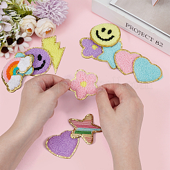 24 Styles Computerized Embroidery Iron On/Sew On Patches&nbsp;PATC-MA0001-56