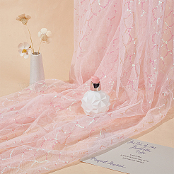 Polyester Lace Fabric&nbsp;DIY-WH0409-97B