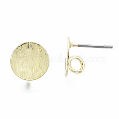 Rack Plating Iron Stud Earring Findings&nbsp;IFIN-N008-005-RS