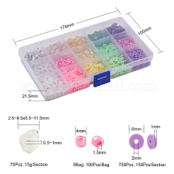 15 Style Handmade Polymer Clay Beads&nbsp;CLAY-YW0001-35