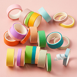 12 Colors DIY Scrapbook Decorative Adhesive Tapes&nbsp;DIY-TA0002-40
