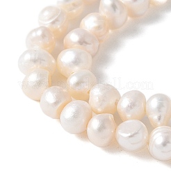 Natural Cultured Freshwater Pearl Beads Strands&nbsp;PEAR-I007-07O-01A