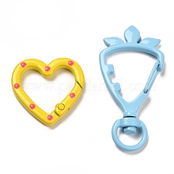 Spray Painted Alloy Clasps Set&nbsp;FIND-XCP0002-44