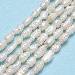 Natural Cultured Freshwater Pearl Beads Strands&nbsp;PEAR-J006-07A