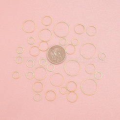 Brass Linking Rings&nbsp;KK-SC0001-21G