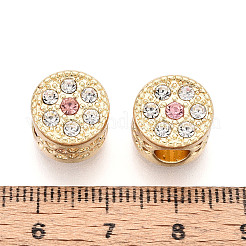 Rack Plating Alloy Rhinestone European Beads&nbsp;FIND-N011-03KCG